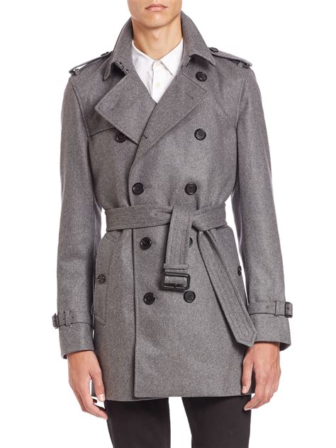 grey cocoon coat burberry|burberry trench coat.